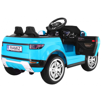 Autko Rapid Racer elektryczne dla dzieci - Niebieski SUV + Pilot